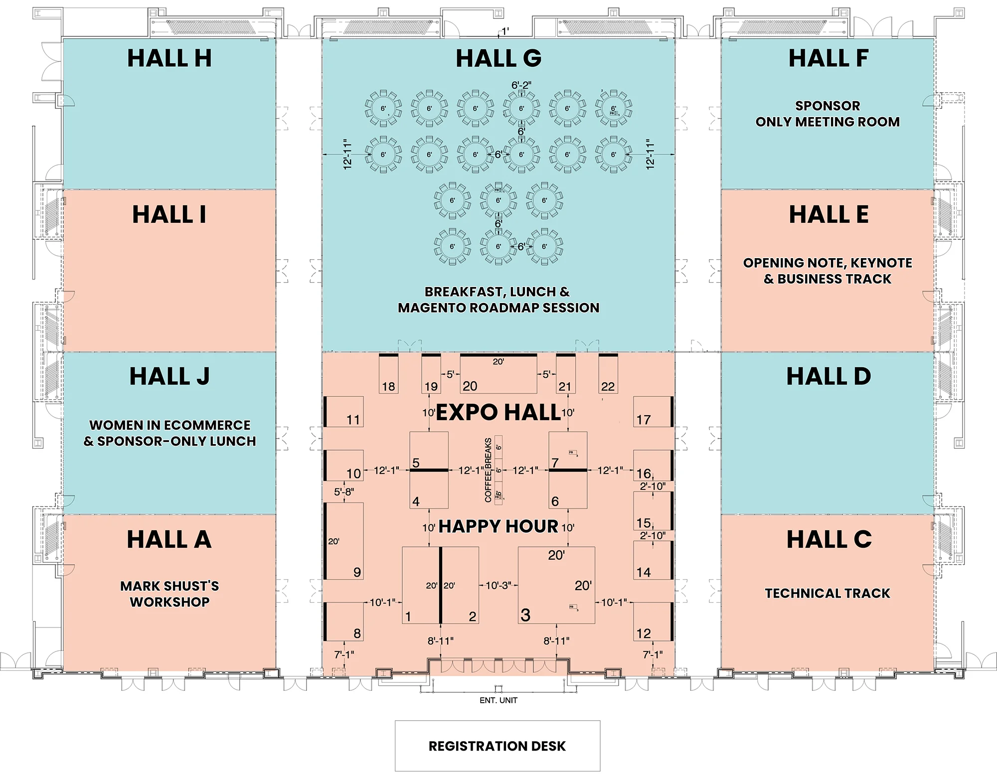 Conference Hall Map