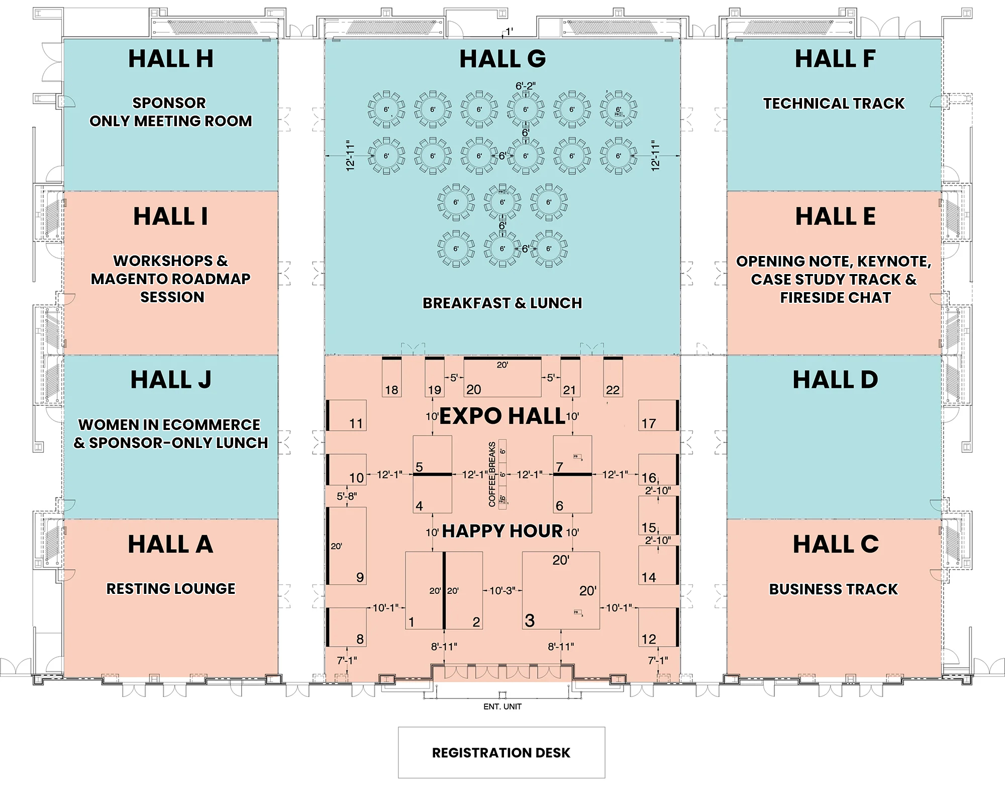 Conference Hall Map Image