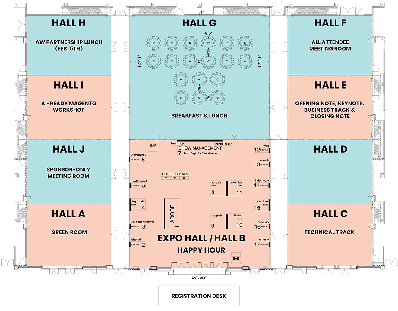 Conference Hall Map