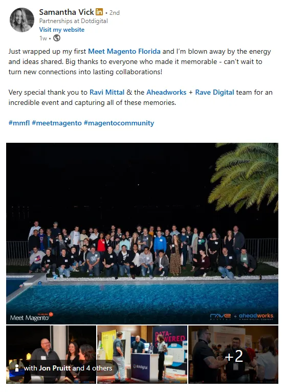 Samantha Vick Linkedin Post Slide